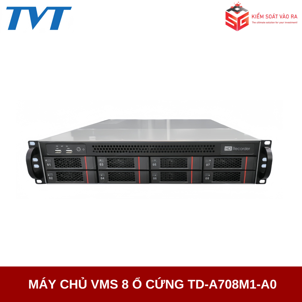 MÁY CHỦ VMS 8 Ổ CỨNG TD-A708M1-A0 - ASTEC Kiểm soát vào ra